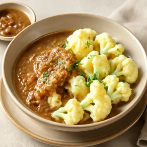 Szardellás bagna cauda mártás roppanós karfiolra