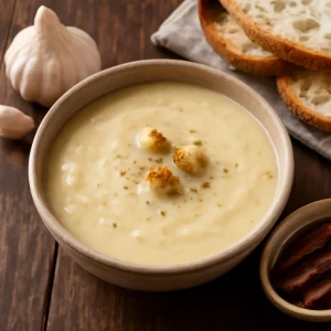 Fokhagymás, tejszínes bagna cauda mártás