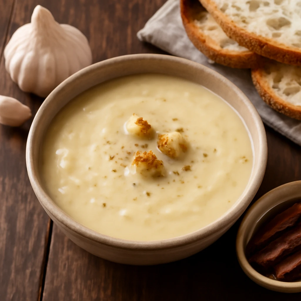 Fokhagymás, tejszínes bagna cauda mártás