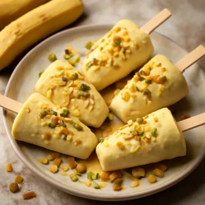 Friss, fűszeres banános kulfi