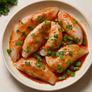 Bánh bột lọc chili szósszal, gazdag ízvilágú vietnami étel