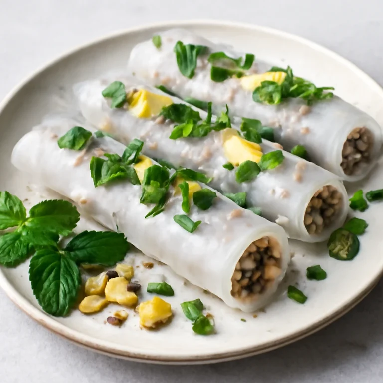 Bánh cuốn rizstésztával, ínycsiklandó vietnami étel friss hozzávalókkal