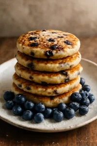 Finom bannock, gazdag áfonyával és puha tésztával