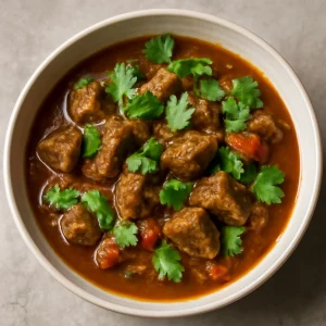 Fűszeres Bhuna Beef Kurkumával