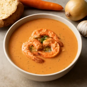 Krémes rákos bisque, gazdag ízvilággal