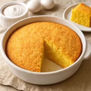 Bolo de fubá joghurttal, gazdag ízvilággal és finom állaggal