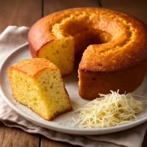 Szaftos és ínycsiklandó bolo de fubá sajttal