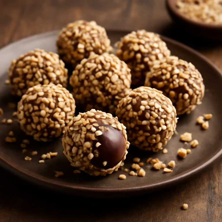 Brigadeiro pörkölt mogyoróval, ropogós mogyorós golyók selymes csokoládéban