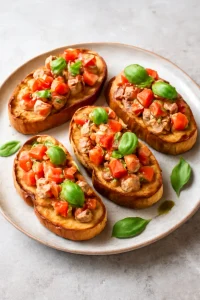 Friss és ínycsiklandó tonhalas bruschetta