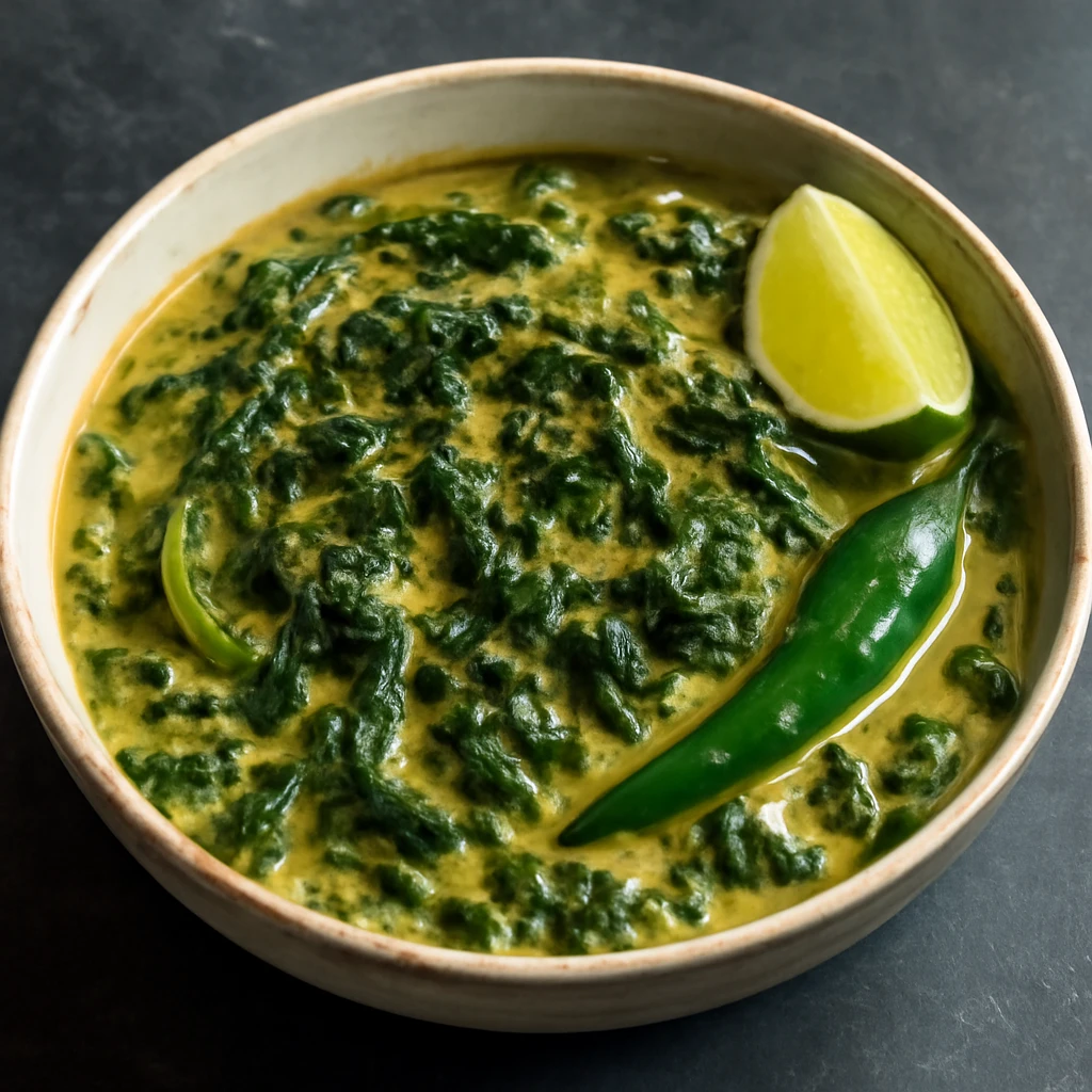 Finom, ínycsiklandó callaloo, fűszeres és tápláló