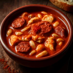 Füstölt paprikás callos, spanyol ízekkel