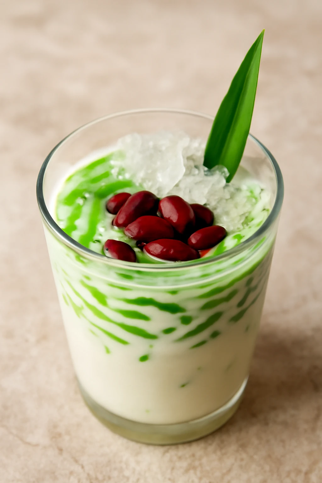 Ínycsiklandó Cendol vörös babbal