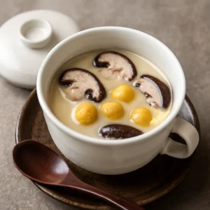 Gőzölt tojásos chawanmushi, japán étel