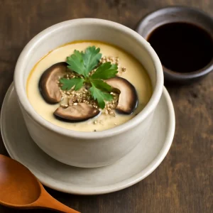 Chawanmushi szójaszósszal, gazdag és ínycsiklandó japán étel