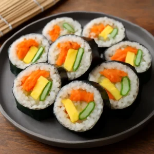 Friss és ínycsiklandó Cheese Gimbap