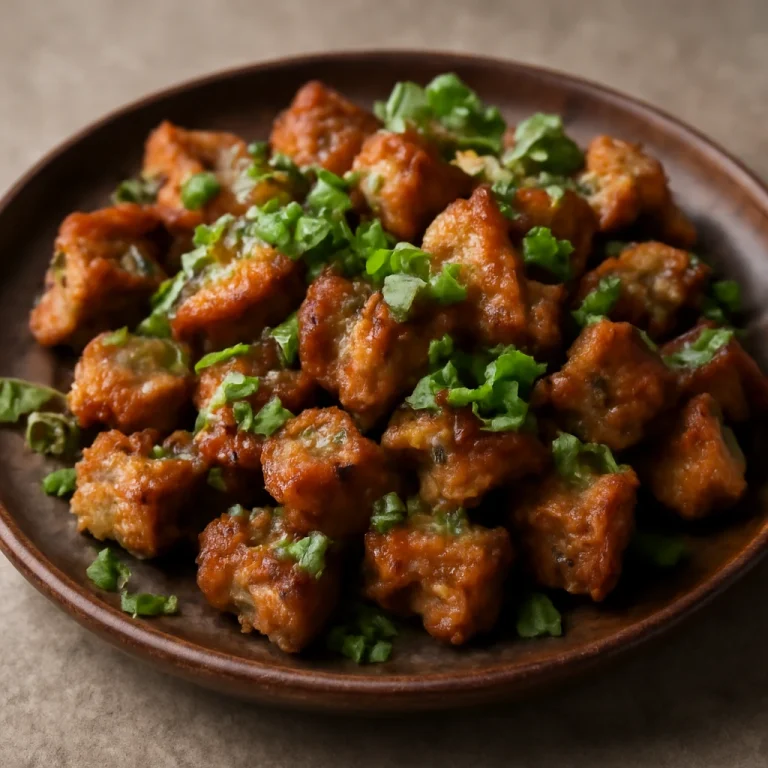 Chicharrón de cerdo tálalva friss korianderrel