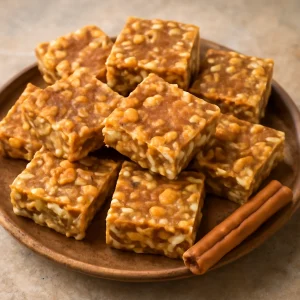 Indiai chikki fahéjjal, friss és ropogós
