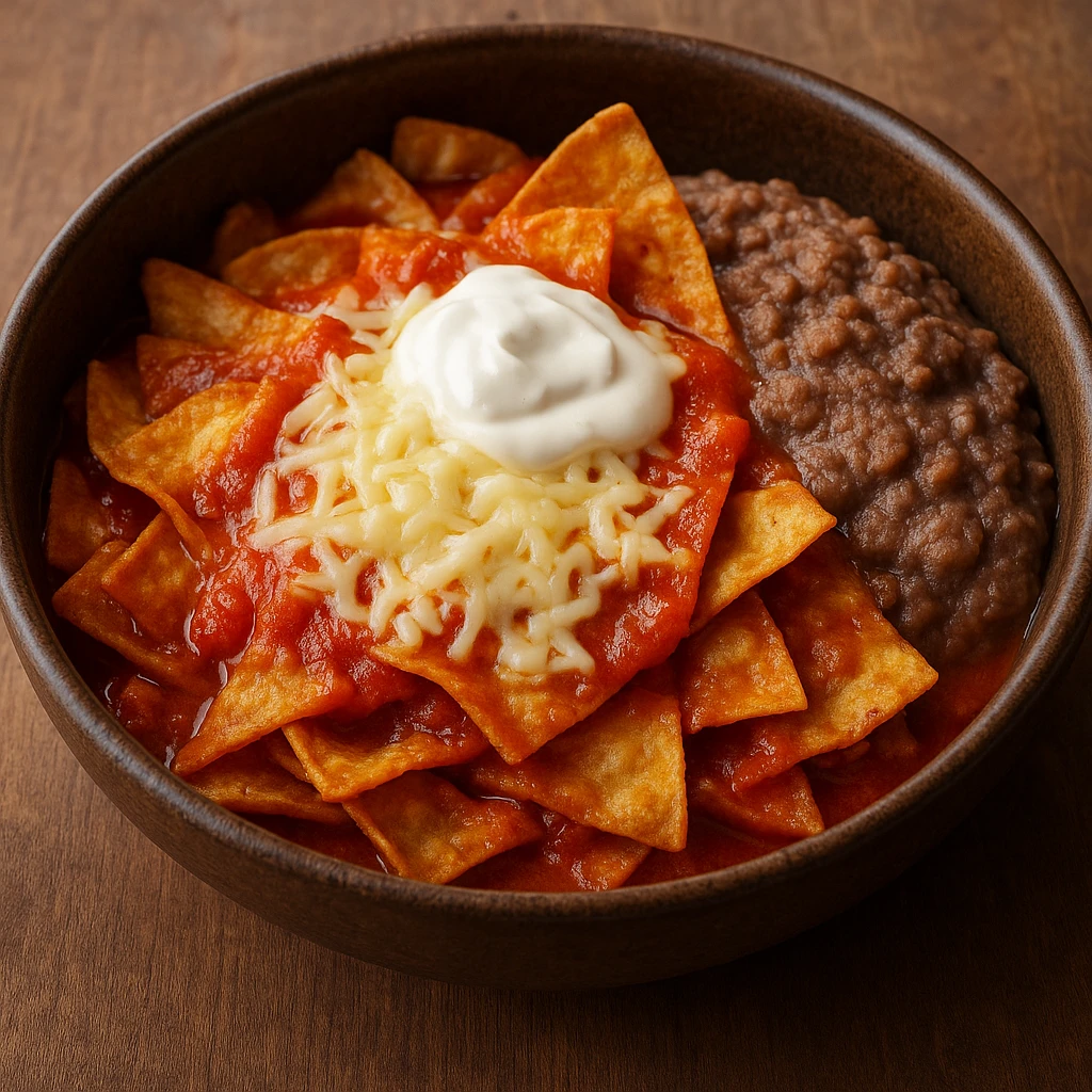 MexikÃ³i tortilla Ã©tel refried babbal Ã©s tejfÃ¶llel