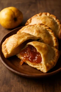 Empanada de membrillo, édes töltelékkel és ropogós tésztával