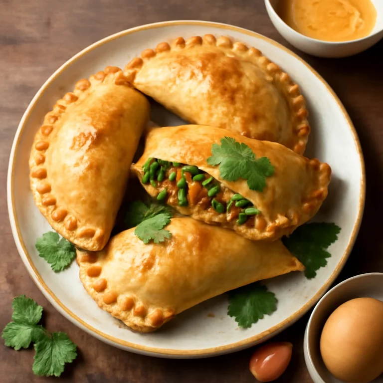Chilenai empanada de verduras tálalva, ropogós tésztával