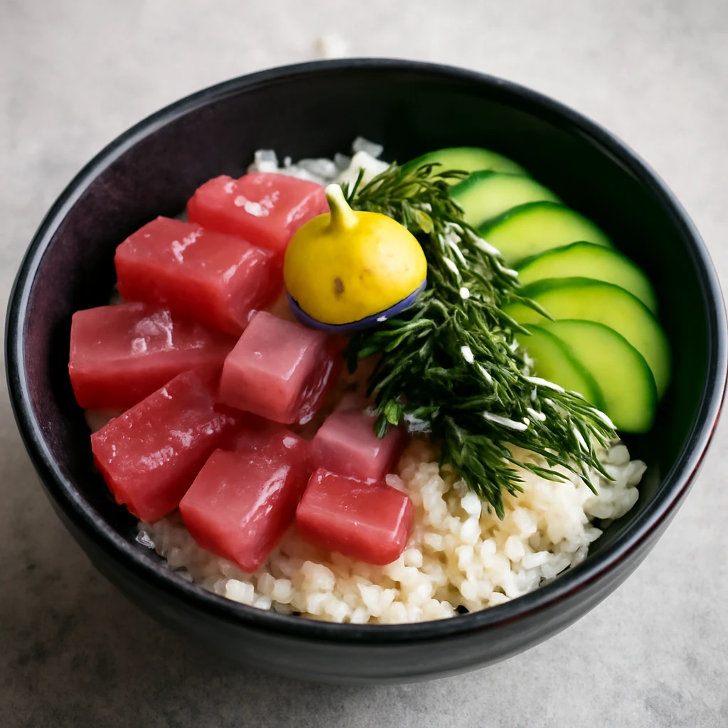 JapÃ¡n Ã©tel japÃ¡n mustÃ¡rral Ã©s friss zÃ¶ldsÃ©gekkel