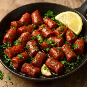 Friss, ropogós spanyol chistorra frita