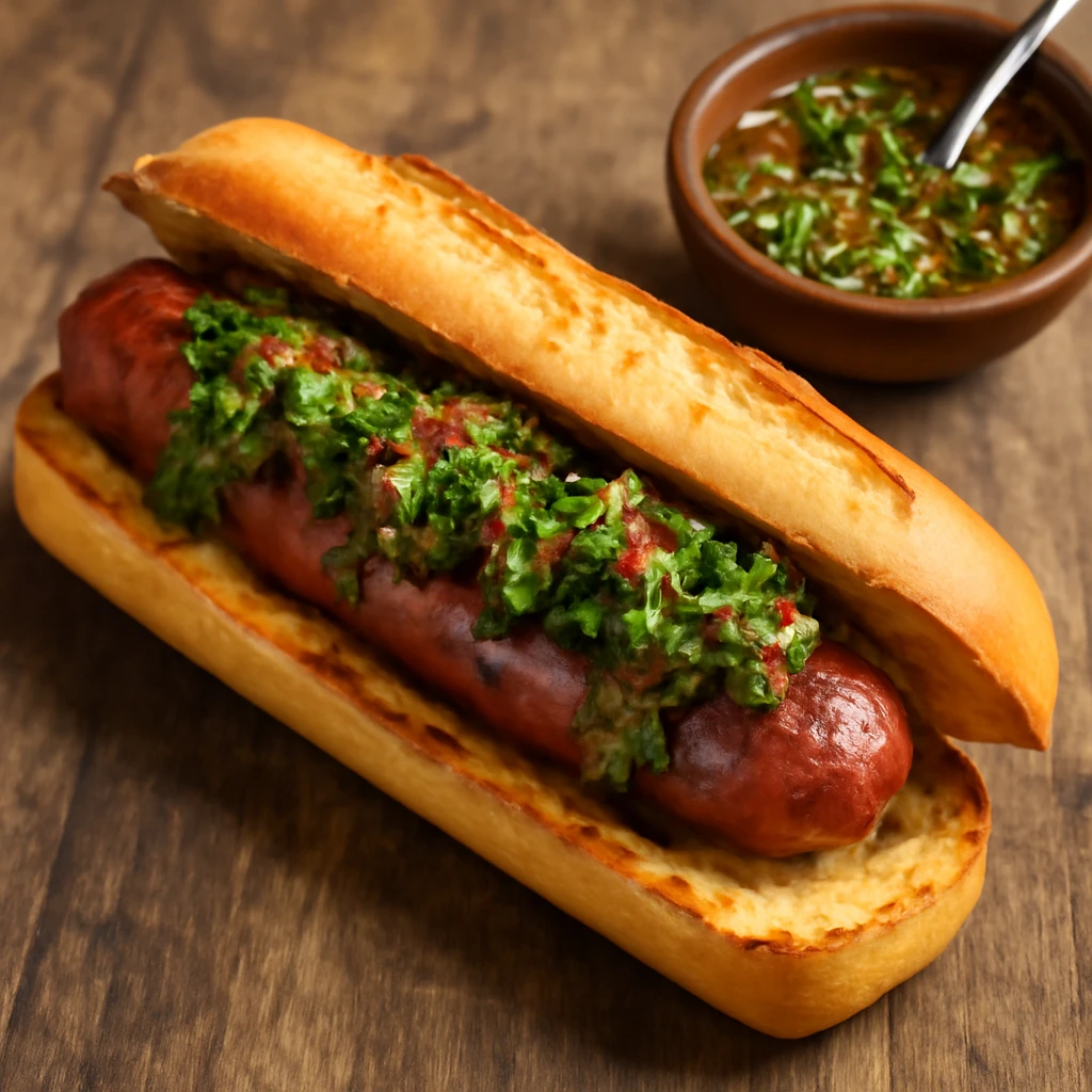 Friss, ropogÃ³s choripÃ¡n chimichurrival