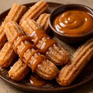 Friss churro karamell és fahéjjal
