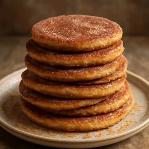 Finom churro palacsinta fahéjas cukorral