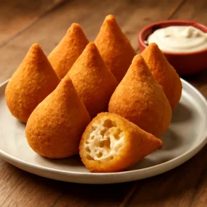 Frissen sült coxinha requeijãoval
