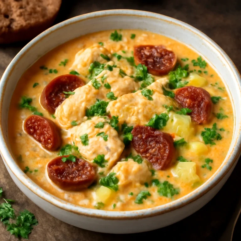 Cullen Skink chorizóval, gazdag és krémes skót halleves.