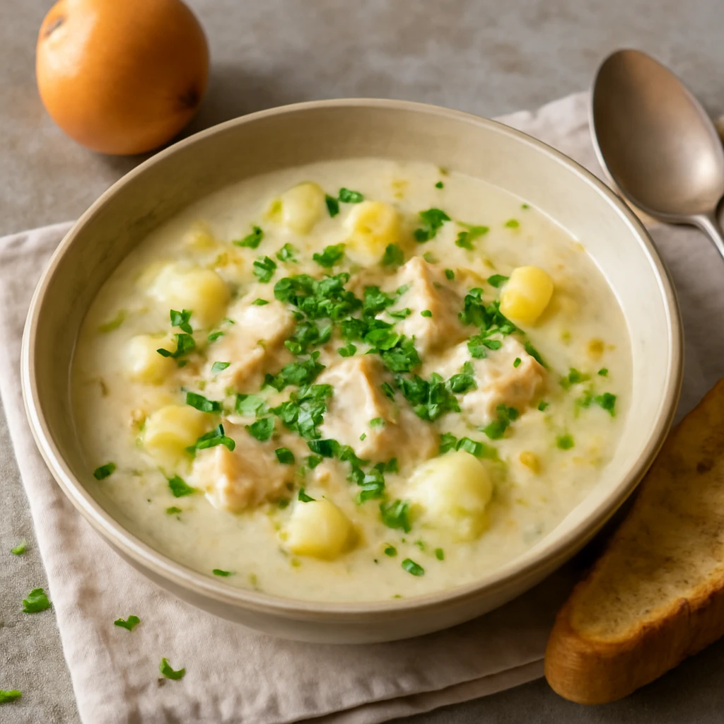 Finom cullen skink leves füstölt hallal, burgonyával és hagymával
