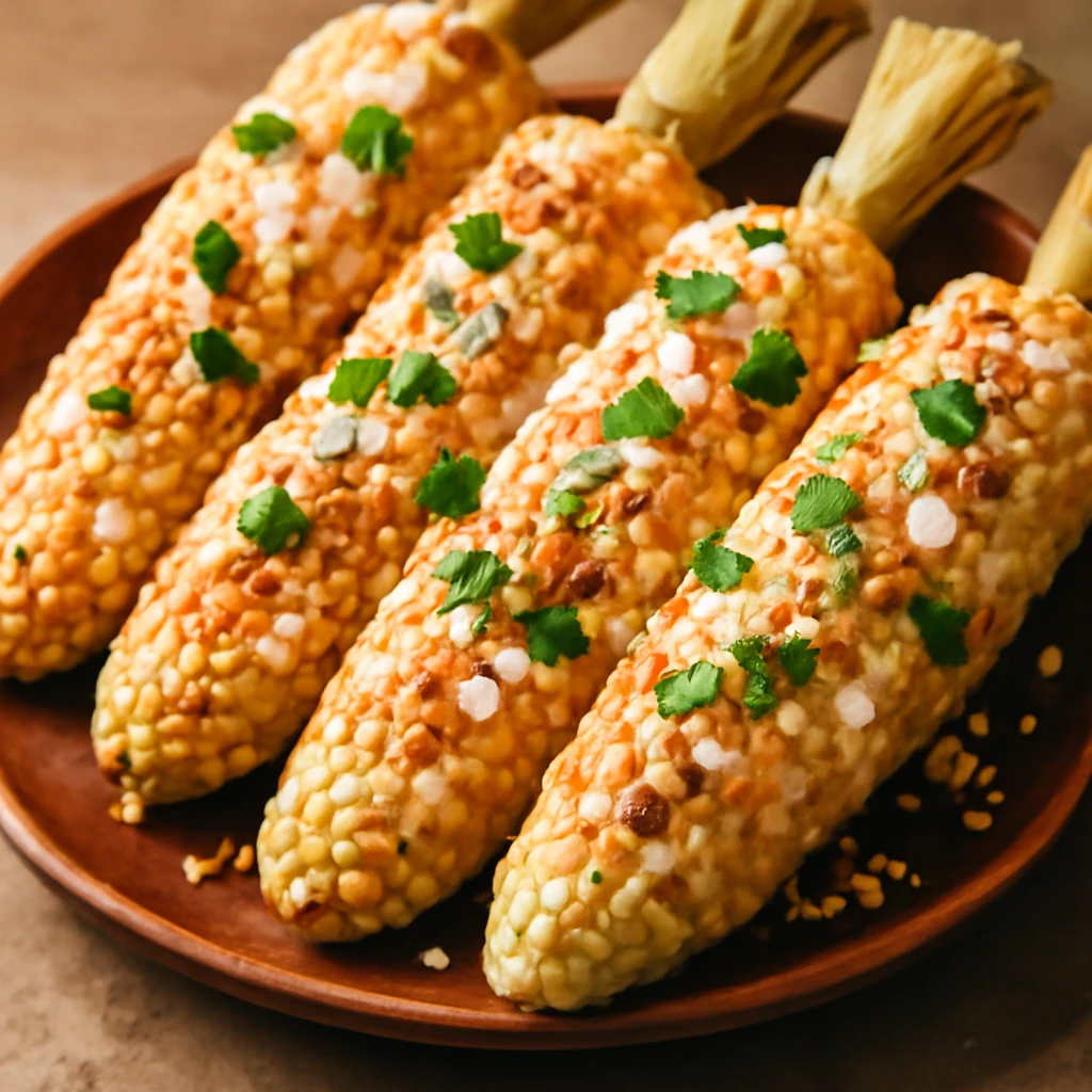 MexikÃ³i elote chipotle krÃ©mmel Ã©s tejfÃ¶llel