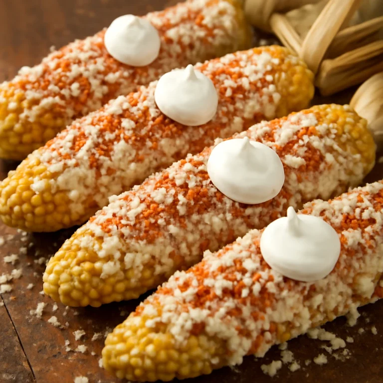 Elote majonézzel – friss kukorica majonézzel, sajttal és tejföllel tálalva