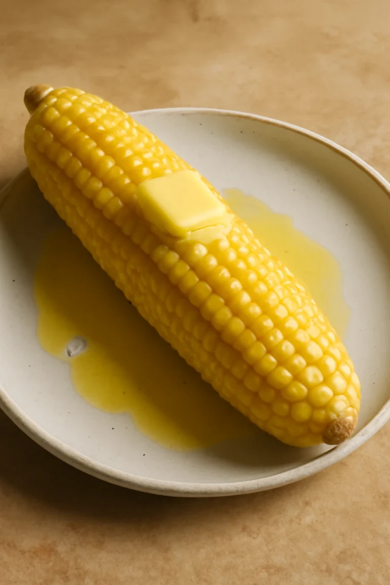 Elote vajjal, parmezánnal és korianderrel díszítve
