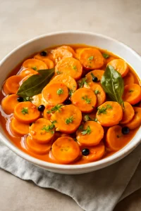 Escabeche sárgarépa, gazdag ízvilággal és fűszeres ecetes szószban