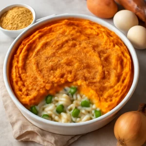 Finom fish pie édesburgonya pürével