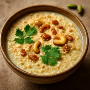 Krémes és gazdag foxtail millet payasam