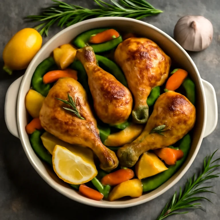 Frango assado csirke zöldségekkel, fűszeres és ropogós