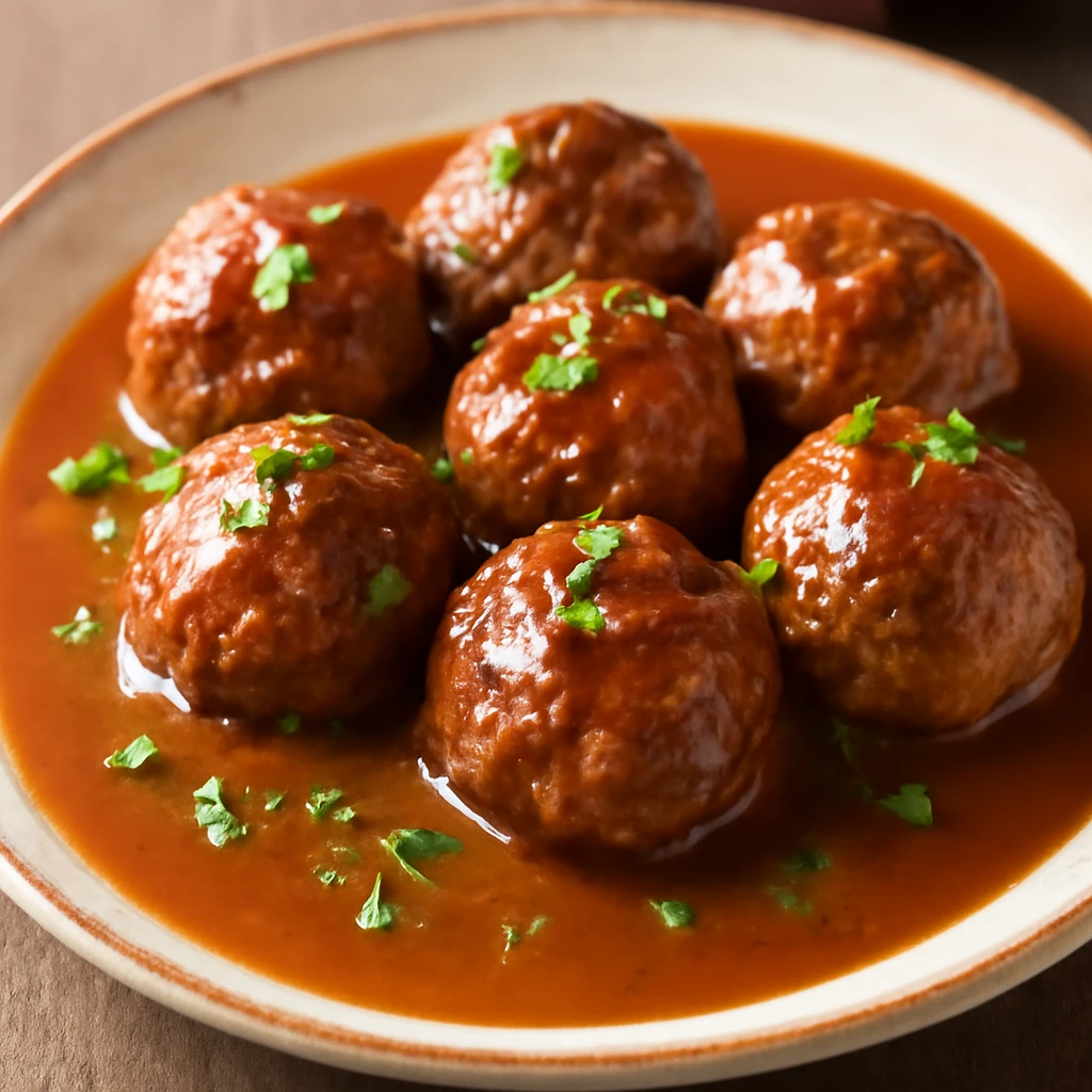 Ínycsiklandó frikadeller barna mártással