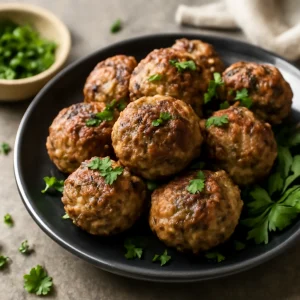 Skandináv frikadeller, gazdag fűszeres ízekkel