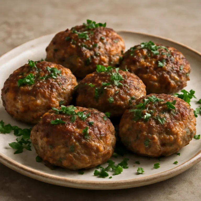 Frikadeller petrezselyemmel, ropogós és ínycsiklandó húsgolyók