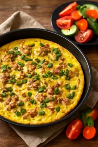 Friss, finom frittata tonhallal és kapribogyóval
