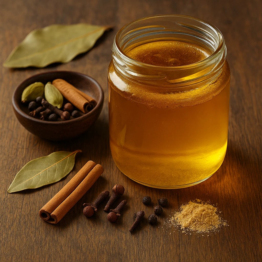 Indiai ihletÃ©sÅ± ghee illatos fÅ±szerekkel