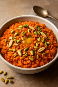 Indiai Gajar ka Halwa, gazdag krémes répadesszert khoyával