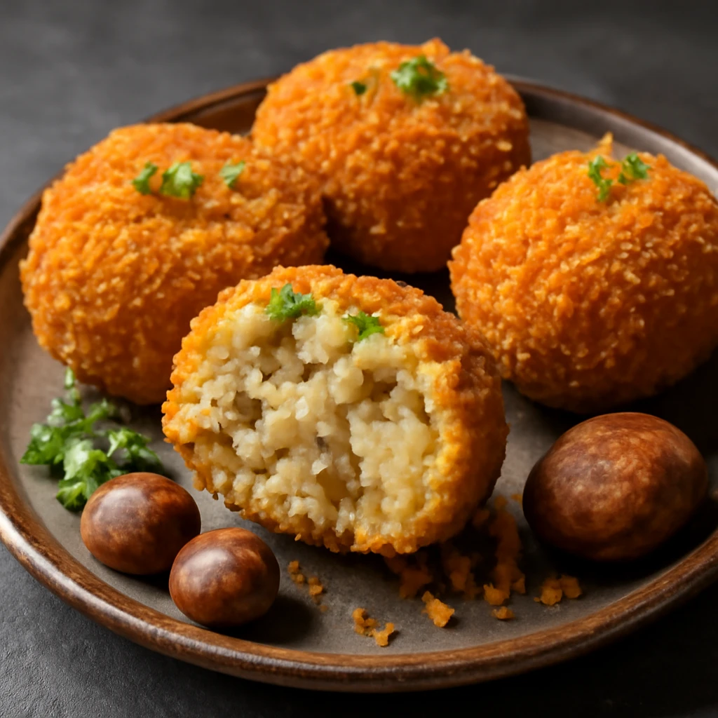 RopogÃ³s gesztenyÃ©s korokke koreai stÃ­lusban