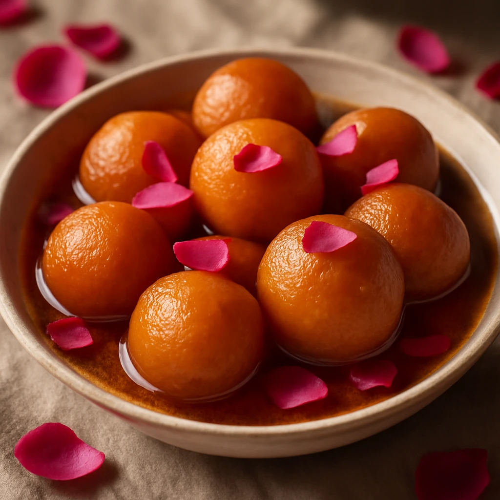 Indiai rÃ³zsavÃ­zes gulab jamun, gazdag Ã­zvilÃ¡ggal