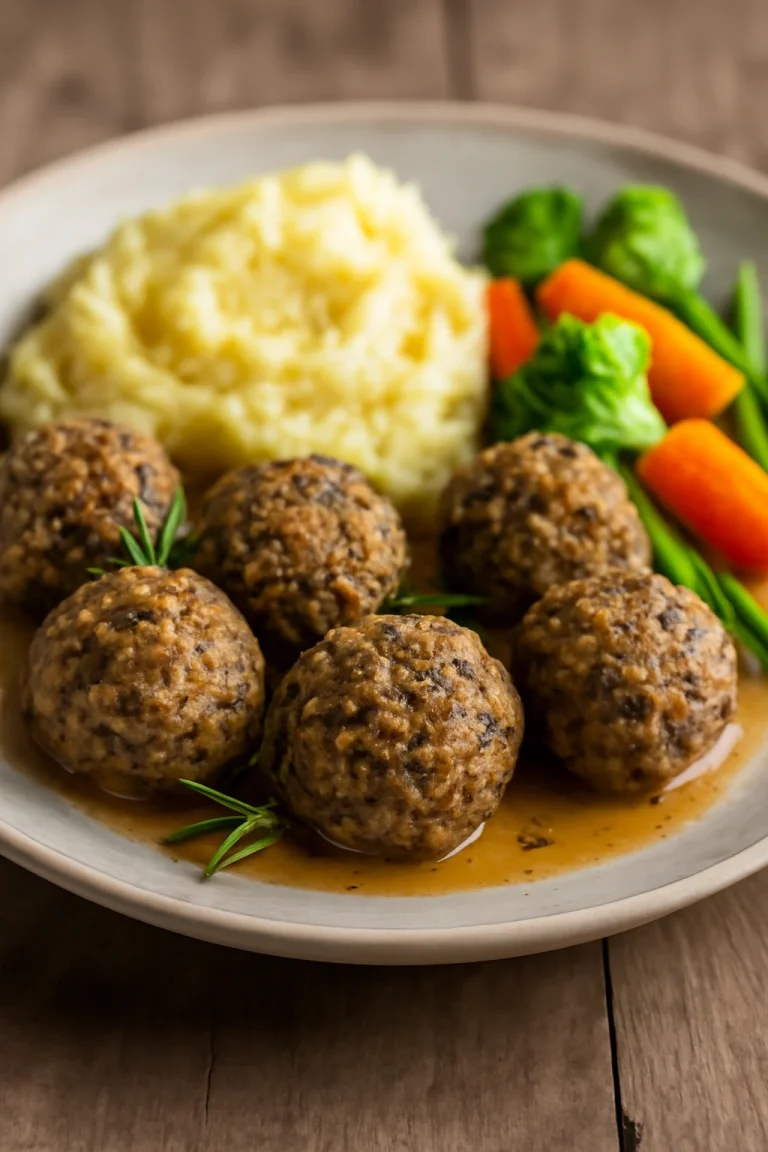 Haggis háromféle szárnyassal, frissen tálalva