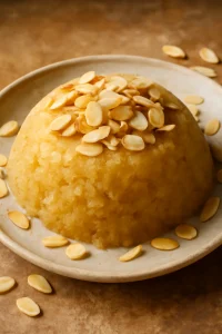 Finom halva mandulával, gazdag és édes