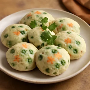 Egészséges, ínycsiklandó idli zöldségekkel